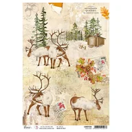 Decoupage - PAPIER RYŻOWY A4 CREEK PARK Ciao Bella - miniaturka - grafika 1
