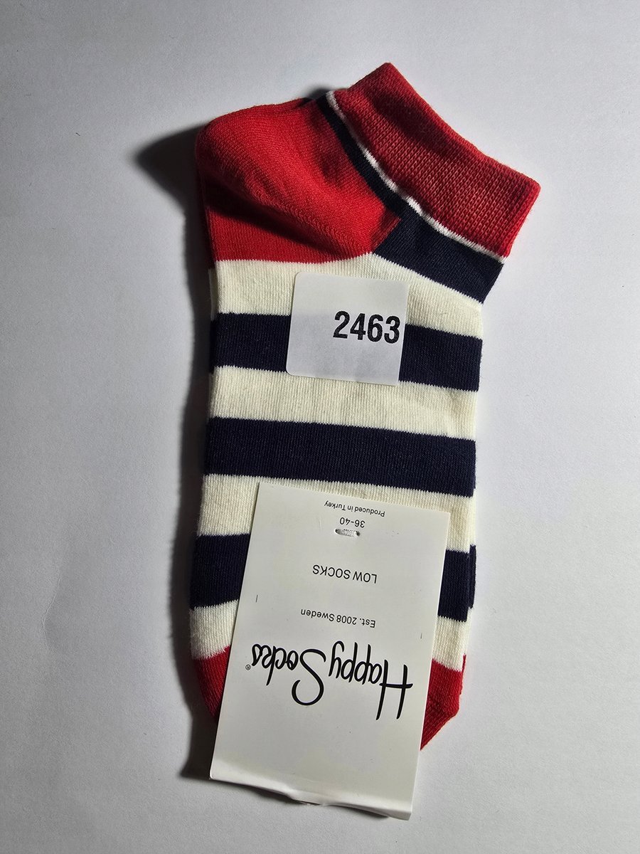 Kolorowe skarpety Happy Socks stopki unisex rozmiar 36-40 (2463)