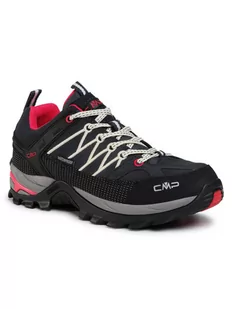 CMP Trekkingi Rigel Low Wmn Trekking Shoes Wp 3Q13246 Czarny - Buty trekkingowe męskie - miniaturka - grafika 1