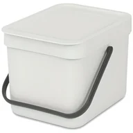 Kosze na śmieci - Kosz na odpadki sort&amp;amp;go 6l jasny szary 213267 kod: 213267 - miniaturka - grafika 1