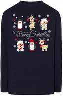 Koszulki męskie - Świąteczna Modna Bluza Longsleeve r.S - miniaturka - grafika 1