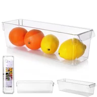 Pojemniki kuchenne - Organizer Do Lodówki Pojemnik Kuchenny Na Produkty Żywność 36X10,5X10 Cm - miniaturka - grafika 1