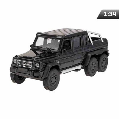 Autko model 1:34 Mercedes-Benz G63 AMG 6x6 czarny