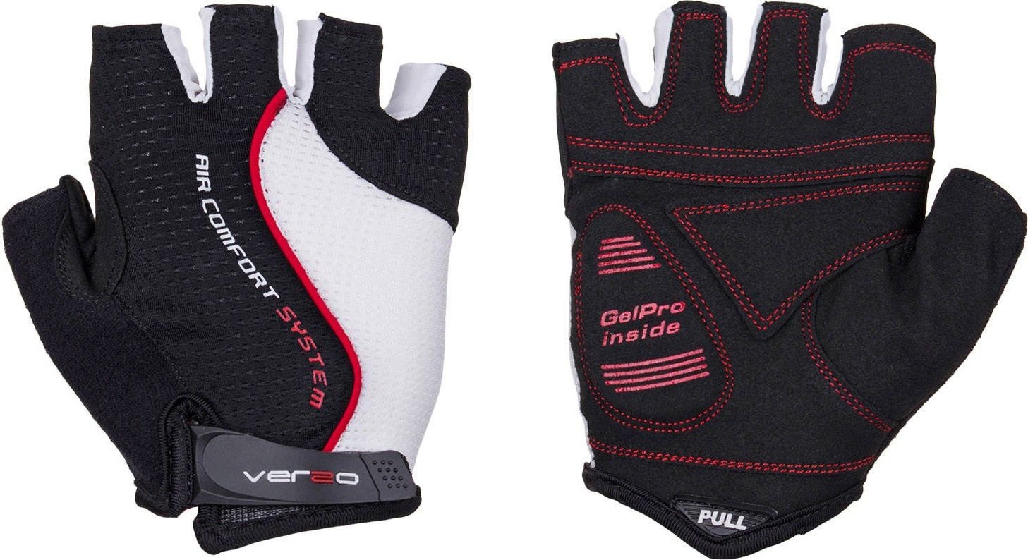 Verso Rękawiczki rowerowe Verso SB-01-7022-E czarno-biało-czerwone M