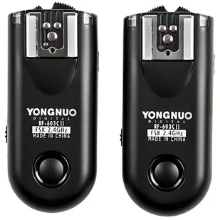 Yongnuo Yongnuo 2x Wyzwalacz RF-603 II N3 Nikon - Akcesoria do kamer sportowych - miniaturka - grafika 1