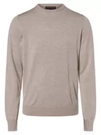 Swetry męskie - Finshley & Harding - Sweter męski, beżowy|brązowy - miniaturka - grafika 1