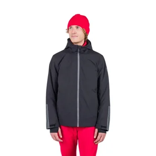 Kurtka narciarska Rossignol męska Strawpile JKT czarna - XXL - Kurtki narciarskie - miniaturka - grafika 1