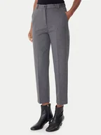 Spodnie damskie - ViCOLO Spodnie materiałowe TF0229 Szary Regular Fit - miniaturka - grafika 1