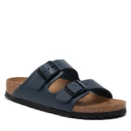 Klapki i japonki damskie - Birkenstock Klapki Arizona Bs 0051153 Blue - miniaturka - grafika 1