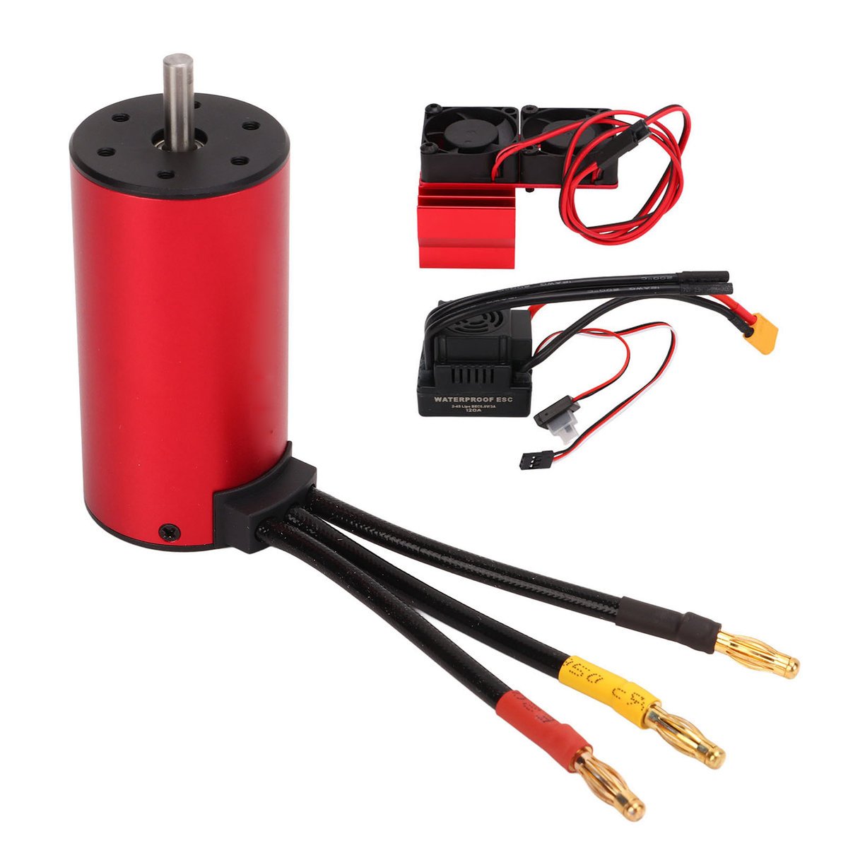 Silnik bezszczotkowy RC S3670 2650KV wodoodporny z szczotką 120A