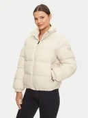 Kurtki damskie - Napapijri Kurtka zimowa A-Box Logo NP0A4HZ1 Beżowy Loose Fit - miniaturka - grafika 1