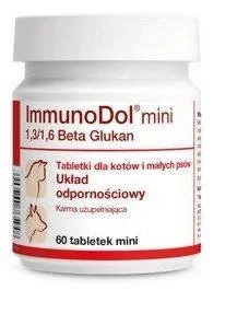 Dolfos Immunodol mini) cat/dog 60 tab - Suplementy i witaminy dla psów - miniaturka - grafika 1