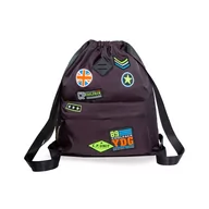 Worki na buty - Patio WOREK PLECAK URBAN BADGES BLACK COOLPACK 2019 B73055 - miniaturka - grafika 1