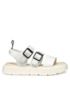 Buty dla dziewczynek - Geox Sandały J Kodette Gir J55DBG 000BC C1000 M Biały - miniaturka - grafika 1