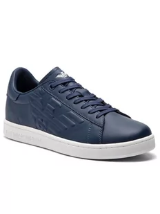 Emporio Armani EA7 Sneakersy Granatowy - Sneakersy męskie - miniaturka - grafika 1