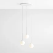 Lampy sufitowe - Aldex Bosso Ring lampa wisząca 3-punktowa biała 1087E_R 1087E_R - miniaturka - grafika 1