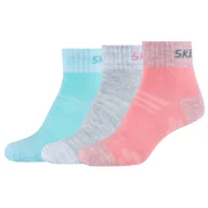 Odzież sportowa dziecięca - Skarpetki sportowe damskie 3PPK Wm Mesh Ventilation Quarter Socks - miniaturka - grafika 1