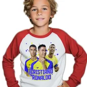Piłka nożna - PIŻAMA + SPODNIE dla Dziecka Cristiano RONALDO PIŁKARSKIE Wzory 140 cm - miniaturka - grafika 1