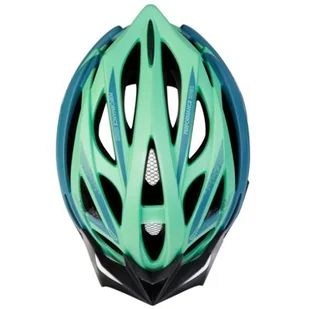 Spokey Kask Femme rozmiar 58-61) Zielono-niebieski - Kaski rowerowe - miniaturka - grafika 1