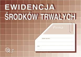 Michalczyk&Prokop EWIDENCJA ŚRODKÓW TRWAŁYCH A-5 K08 - Druki akcydensowe - miniaturka - grafika 1