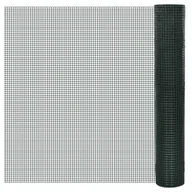 Ogrodzenia - vidaXL vidaXL Siatka ogrodzeniowa ocynkowana z tworzywa PCV 1m x 10m oczko 12x12mm - miniaturka - grafika 1