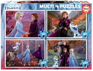 Puzzle - G3 Puzzle 50+80+100+150 Kraina Lodu II Nowa - miniaturka - grafika 1