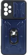 Etui i futerały do telefonów - Bizon Etui Case CamShield Card Slot Ring Galaxy A13 4G granatowe BCCSCSRGALA134GDBL - miniaturka - grafika 1