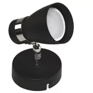 Lampy sufitowe - Ruchomy minimalistyczny spot na sufit Dez czarny chrom - miniaturka - grafika 1
