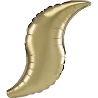 Balony i akcesoria - Balon foliowy Fala złoty satyna 91 cm - miniaturka - grafika 1