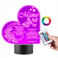 Lampy pozostałe - Lampka na Biurko Statuetka Prezent Dzień Matki - miniaturka - grafika 1