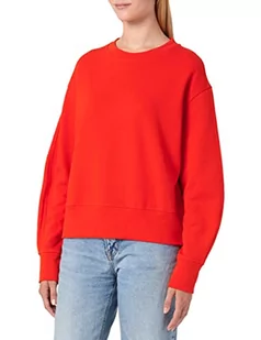 United Colors of Benetton Damska koszulka G/C M/L 3j68d101w bluza z kapturem, czerwona 35d, S - Bluzy damskie - miniaturka - grafika 1