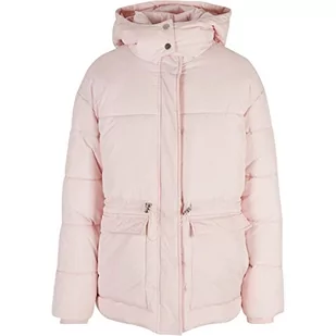Urban Classics Damska kurtka puchowa w talii, luźny krój na zimne dni, dostępna w wielu kolorach, rozmiarach XS-5XL, Rosa, S - Kurtki damskie - miniaturka - grafika 1
