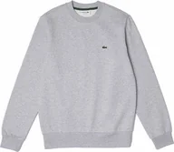 Bluzy męskie - Lacoste Bluza bez kaptura Męska Lacoste Jasnoszary - XL - miniaturka - grafika 1