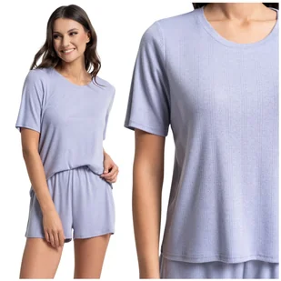 PIŻAMA DAMSKA DWUCZĘŚCIOWA KRÓTKI RĘKAW SZORTY WYGODNA ODZIEŻ MORAJ M - Piżamy damskie PIŻAMA DAMSKA DWUCZĘŚCIOWA KRÓTKI RĘKAW SZORTY WYGODNA ODZIEŻ MORAJ M - Piżamy damskie - miniaturka - grafika 1