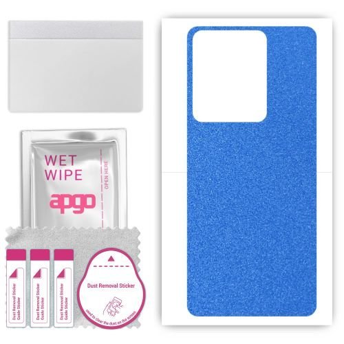 folia naklejka skórka strukturalna na TYŁ do Vivo T2 Pro 5G - Niebieski Pastel Matowy - apgo SKINS