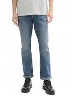 Spodnie męskie - TOM TAILOR JEANSY MĘSKIE PROSTE NIEBIESKIE Z PRZETARCIAMI 36/32 6BA - miniaturka - grafika 1