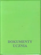 Szkolne artykuły papiernicze - Biurfol Okładka na dokumenty ucznia pionowa zielona - miniaturka - grafika 1