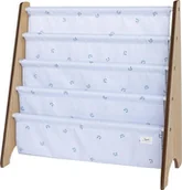 Półki i regały dla dzieci - Stojak na książki Blueberry błękitny z recyklingu - miniaturka - grafika 1