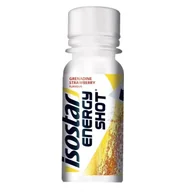 Napoje energetyczne i izotoniczne - Żel energetyczny Isostar Shot z kofeiną 60 ml Smak: truskawka/granat - miniaturka - grafika 1