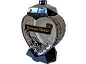 Lampiony i znicze - Znicz Mama Mamie Serce Dedykacja Czarno Złoty - miniaturka - grafika 1