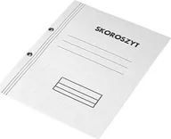 Teczki i skoroszyty - Oficio Skoroszyt oczkowy 1/1 tekturkowy biały 250g 10szt - miniaturka - grafika 1