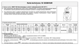 HAK SKRACAJĄCY Z UCHEM I ZABEZPIECZENIEM 10MM G8 WLL3.15T - Haki, szakle i karabinki - miniaturka - grafika 3