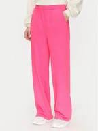 Spodnie sportowe damskie - Gap Spodnie dresowe 729444-12 Różowy Wide Leg - miniaturka - grafika 1