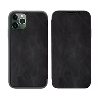 Etui i futerały do telefonów - Beline Etui Leather Book iPhone 11 Pro Max czarny/black - miniaturka - grafika 1