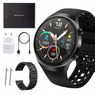 Calvarywatch Classic Czarny - Smartwatch - miniaturka - grafika 1