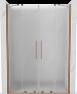 Ścianki i drzwi prysznicowe - Mexen Velar Duo drzwi prysznicowe rozsuwane 150 cm, szron, miedź szczotkowana - 871-150-000-32-65 - miniaturka - grafika 1