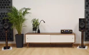 Drewniana Szafka Rtv W Stylu Retro Sonorous  Rtra-180-Vic-Wht  Szerokość 180Cm - Szafki RTV - miniaturka - grafika 1