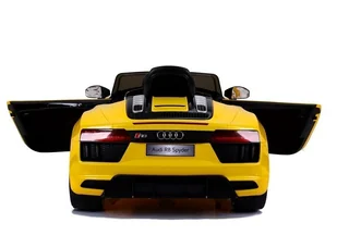 Auto na akumulator Audi R8 Żółty Lakierowane - Pojazdy elektryczne dla dzieci - miniaturka - grafika 7