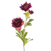 Sztuczne kwiaty - Kwiat dekoracyjny, EUROFIRANY, Natu, ciemny fiolet - miniaturka - grafika 1