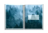 Planery - JUFIMI Dziennik pomiaru ciśnienia LAS okładka twarda - miniaturka - grafika 1